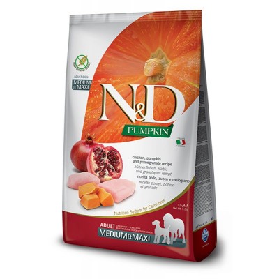 Сухой корм Farmina N&D Prime Grain Free Adult Medium Chicken and Pumpkin 12 кг