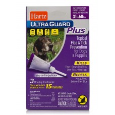 Hartz Ultra Guard Plus капли (4 в 1) для собак 14 кг - 28 кг (1 пипетка)