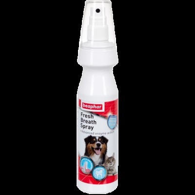 Beaphar Спрей Fresh Breath Spray для чистки зубов и освежения дыхания у собак 150мл