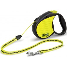 Flexi Neon S поводок-рулетка ( 5м, до 12кг ,трос)