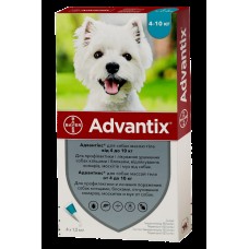 Bayer Advantix для собак вес 4-10 кг 1пипетка 1мл