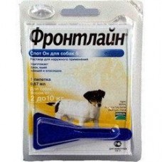 Merial FrontLine Spot On S (Фронтлайн) капли от 2 до 10 кг 1пипетка