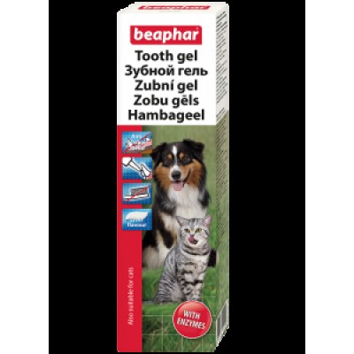 Зубной гель Beaphar Tooth gel для кошек и собак 100мл