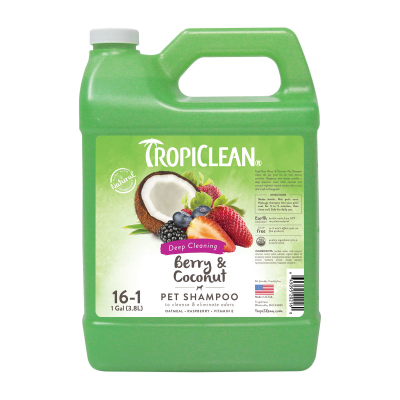 Шампунь для кошек и собак TropiClean «Berry & Coconut» (Ягоды и кокос) 3,8 л
