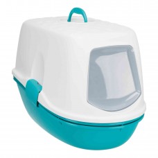 Туалет для кошек Trixie закрытый «Berto Top» 39 x 42 x 59 см (пластик, цвет: бирюзовый)