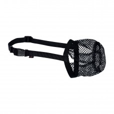 Намордник Trixie полиэстеровый сетчатый M-L 27 см / 22-46 см (чёрный)