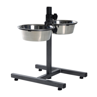 Стойка с мисками для собак Trixie 2 x 1,8 л / 20 см, h=40 см