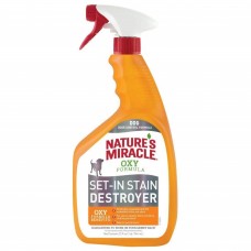 Спрей-устранитель Nature's Miracle «Set-In Stain Destroyer. Oxy Formula» для удаления пятен и запахов от собак, с формулой а