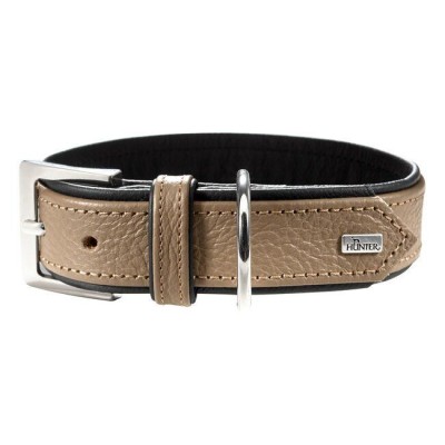 Ошейник Hunter «Capri» кожаный  37-43 см / 28 мм (коричневый)