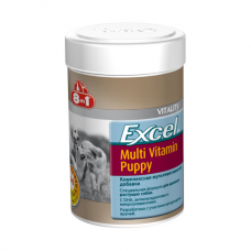 Витамины для щенков и молодых собак 8in1 Excel «Multi Vitamin Puppy» 100 таблеток (мультивитамин)