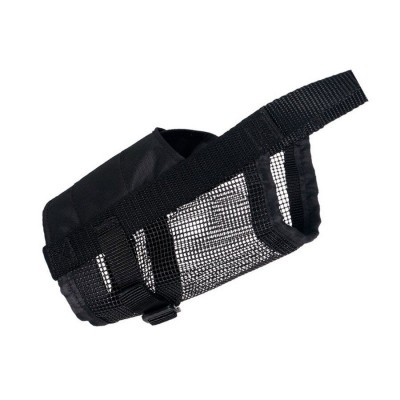 Намордник Trixie полиэстеровый с сетчатой вставкой M 16-24 см / 22-38 см (чёрный)