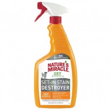 Спрей-устранитель Nature's Miracle «Set-In Stain Destroyer. Oxy Formula» для удаления пятен и запахов от собак, с формулой а